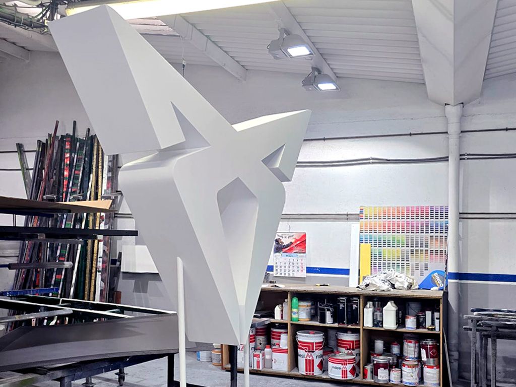 Secado lacado marca CUPRA para el Primavera Sound 2024 fabricado por ESSA PUNT