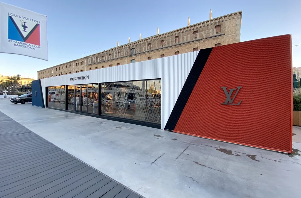 Construcción Exclusiva de Pop Ups para America’s Cup 2024 Barcelona