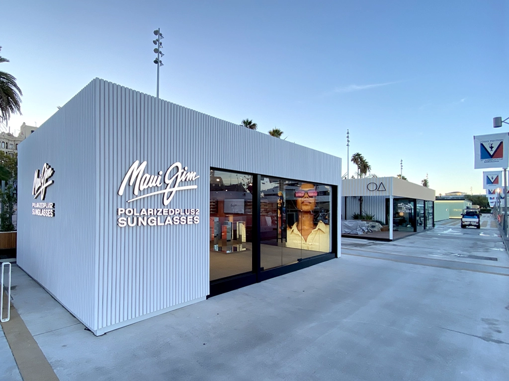Pop up de lujo Maui Jim en la Copa América 2024 proyecto ESSA PUNT