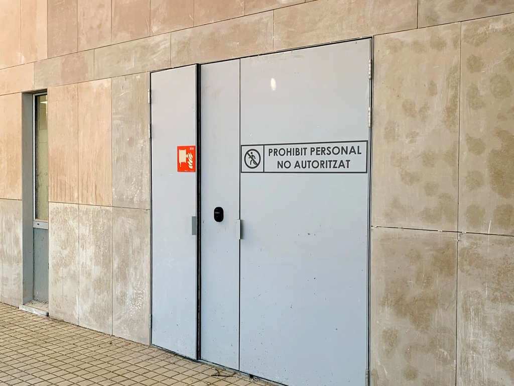 Señalización exterior evacuación Hospital Universitari de Lleida proyecto ESSA PUNT