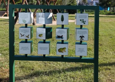 Señalización interpretativa del Parc Fluvial del Riu Anoia