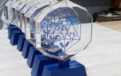 Trofeos Prisma 3D para CEGECO SLU (Lleida)