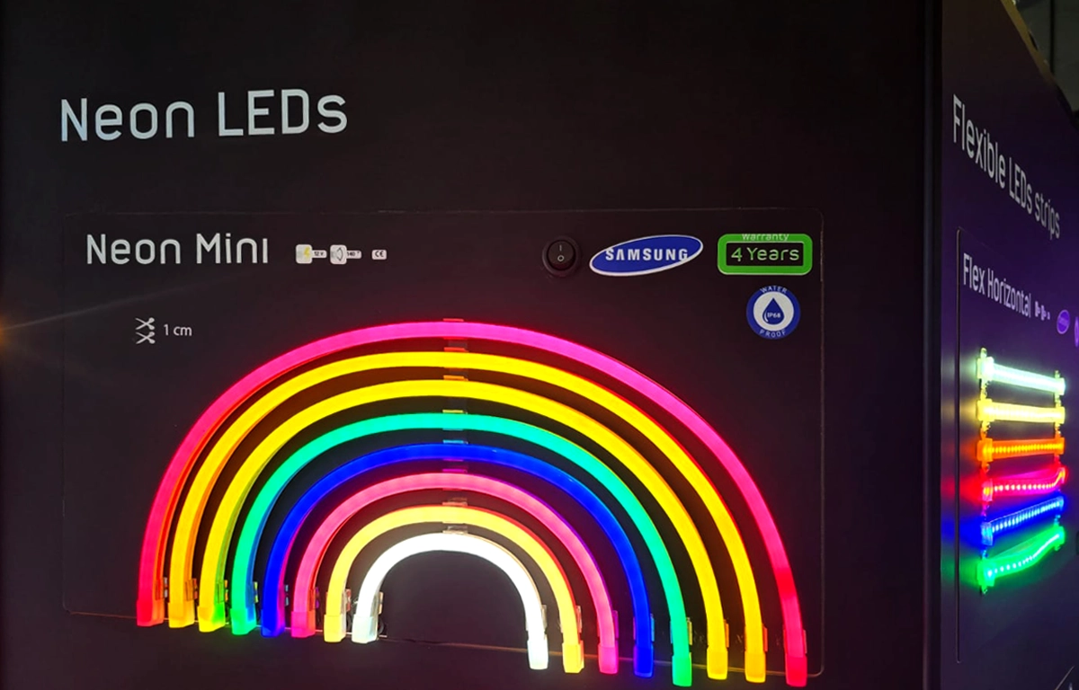 Iluminación neón led rotulación FESPA 2026