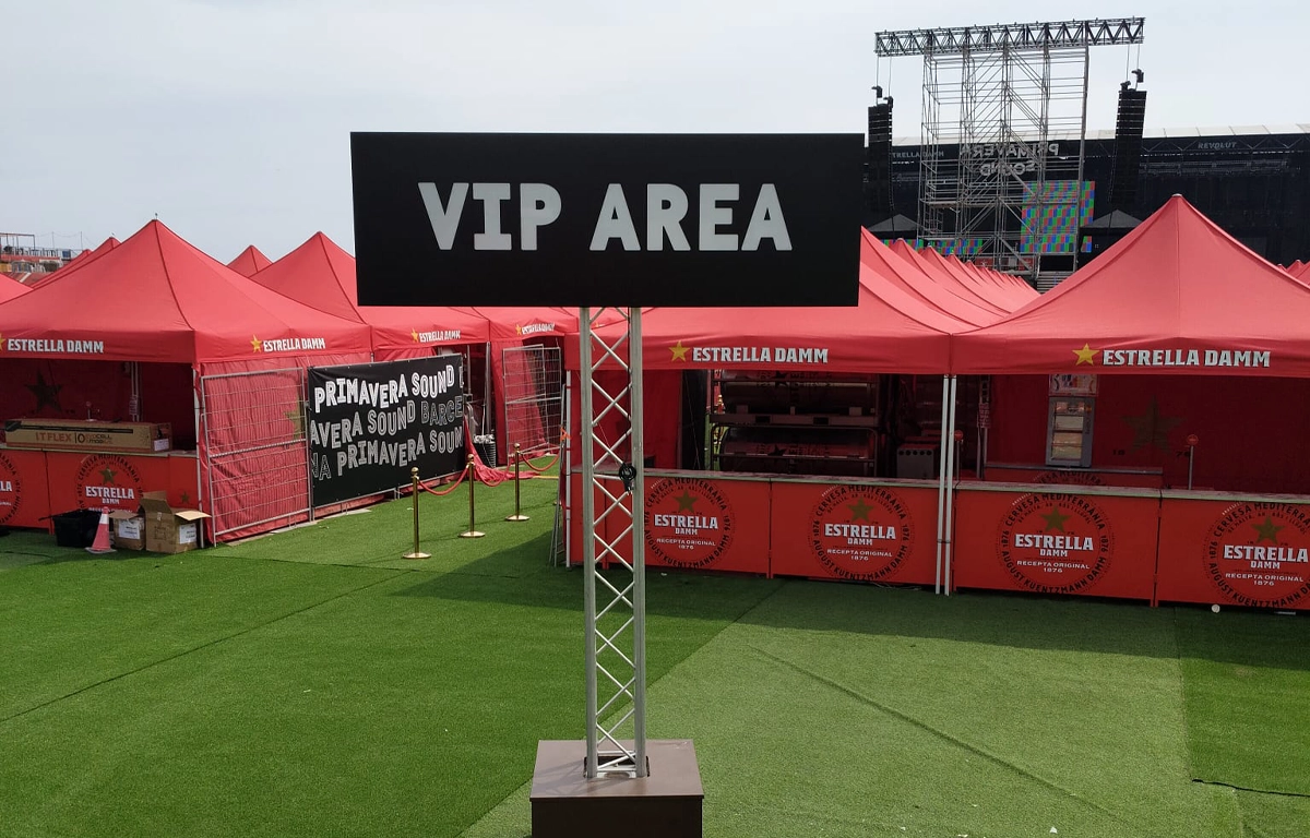 Rotulación para eventos y festivales com el PrimaveraSound2026