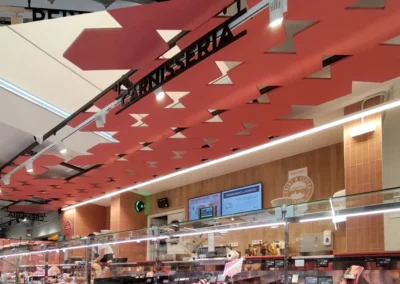 Rotulación e interiorismo comercial para supermercados PlusFresc